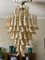 Lámpara de araña de cristal de Murano color miel, Imagen 1