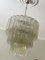 Lámpara de araña de cristal de Murano color miel, Imagen 4