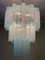 Lampadario in vetro di Murano blu ghiaccio, Immagine 8