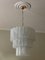 Large Tubular Murano Chandelier with Golden Lamp Base, Image 1