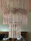 Lustre Vintage en Verre de Murano Rose 6