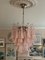 Pink Murano Glass Chandelier in the style of Mazzega, Image 4