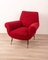 Vintage Red Armchair by Gigi Radice for Minotti, 1950s, Image 2