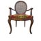 Spanish Armrest Walnut Chair by Mariano Garcia, Set of 2 7