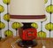 Lámpara de mesa vintage con pie de cerámica, años 70, Imagen 4