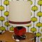 Vintage Table Lamp with Ceramic Foot, 1970s 1