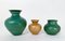 Studio Ceramic Art Vases by Wilhelm Kagel, Germany, 1950s, Set of 3 1