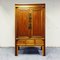 Vintage China Cabinet in Wood & Metal 1