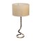 Single French Faux Bamboo and Brass Table Lamp, 1960s, Image 4