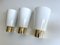 Vintage Glass Sconces from Limburg, Set of 3 4