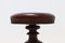 Vintage English Victorian Height Adjustable Stool, 1930s, Image 5