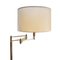 French Swing Arm Floor Lamp with Marble Base, 1970s 6