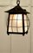 Large Arts and Crafts Beaten Copper Hall Lantern Ceiling Light, 1920s, Image 3