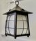 Large Arts and Crafts Beaten Copper Hall Lantern Ceiling Light, 1920s 2