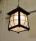 Large Arts and Crafts Beaten Copper Hall Lantern Ceiling Light, 1920s 5