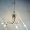 Lámpara de araña vintage de latón, años 50, Imagen 5