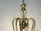 Vintage Brass Chandelier, 1950s, Image 2