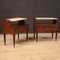 Bedside Tables with Onyx Top, 1970s, Set of 2 1