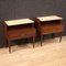 Bedside Tables with Onyx Top, 1970s, Set of 2 2