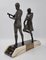 Enrique Molins-Balleste, Art Deco Dancer and Musician Sculpture, 1920s, Metal 9