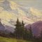 Bentivoglio, Mountain Landscape, 1930, Oil on Canvas, Framed 13