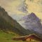 Bentivoglio, Mountain Landscape, 1930, Oil on Canvas, Framed, Image 8