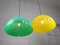 Mid-Century Italian Brass and Acrylic Glass Pendant Lamps, Set of 2 13