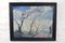 Artista europeo, paisaje impresionista, óleo sobre tabla, años 50, enmarcado, Imagen 1