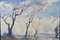 European Artist, Impressionist Landscape, Oil on Board, 1950s, Framed, Image 11