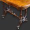 Victorian Period Burr Walnut Inlaid Games Table, 1870s 6