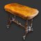 Victorian Period Burr Walnut Inlaid Games Table, 1870s 1