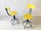 Industrial Height Adjustable Chairs, 1960s, Set of 2 2