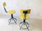 Industrial Height Adjustable Chairs, 1960s, Set of 2 3