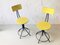 Industrial Height Adjustable Chairs, 1960s, Set of 2 1