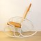 Art Nouveau Wicker Rocking Chair, Spain, Late 19th Century, Image 4