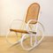 Art Nouveau Wicker Rocking Chair, Spain, Late 19th Century, Image 3