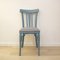 Vintage Light Blue Wood Chair, 1960s, Image 2