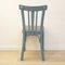 Vintage Light Blue Wood Chair, 1960s 4