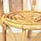 Vintage Wicker Bamboo Chair, Spain, 1970s, Image 8