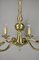 Antique French Louis XVI Style Six Light Bronze Chandelier, 1920s 12