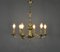 Antique French Louis XVI Style Six Light Bronze Chandelier, 1920s 2