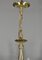 Lámpara de araña francesa estilo Luis XVI antigua de bronce, años 20, Imagen 14