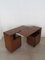 Vintage Italian Bedside Tables in Walnut by Giovanni Michelucci for Poltronova, 1960s, Set of 2, Image 2
