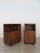 Vintage Italian Bedside Tables in Walnut by Giovanni Michelucci for Poltronova, 1960s, Set of 2 3
