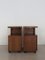 Vintage Italian Bedside Tables in Walnut by Giovanni Michelucci for Poltronova, 1960s, Set of 2 4