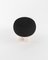 Hygge Stool in Boucle Black Fabric and Travertino by Saccal Design House for Collector 3