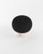 Hygge Stool in Boucle Black Fabric and Travertino by Saccal Design House for Collector, Image 3
