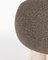 Taburete Hygge de tela Boucle en marrón y travertino de Saccal Design House para Collector, Imagen 3