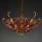 Metal and Murano Glass Chandelier by MM Lampadari, 1990s 12