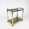 Vintage Italian Brass and Smoked Glass Trolley, 1970s 5